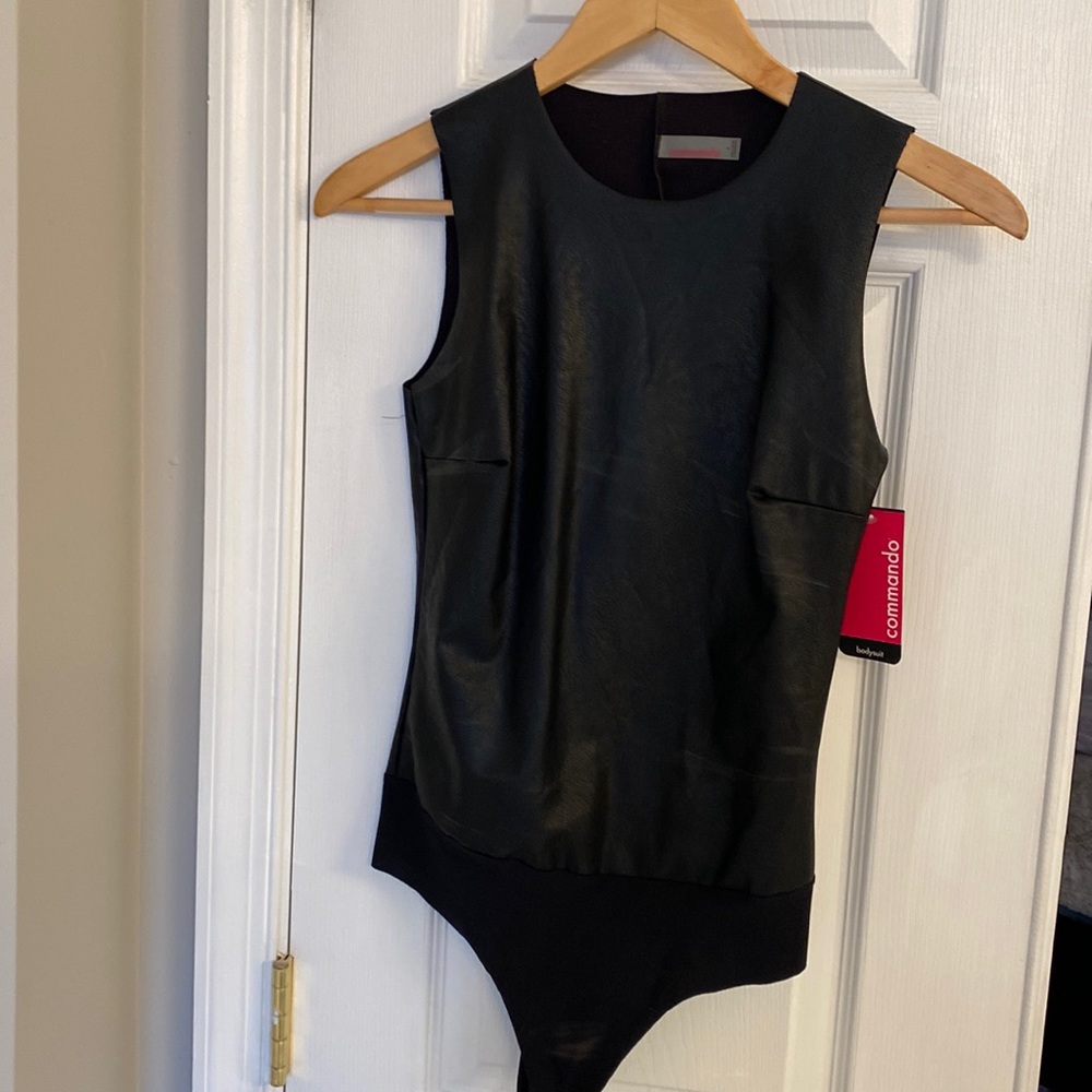Commando Vegan leather bodysuit